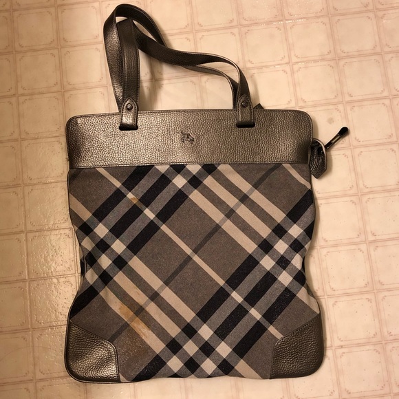 Burberry Handbags - Burberry Nova Shimmer Tote Authentic